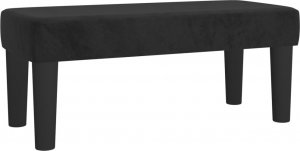 vidaXL vidaXL Łóżko kontynentalne z materacem, czarne, 120x200 cm, aksamit 7