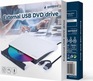 Napęd Gembird DVD-USB-03-BW 2
