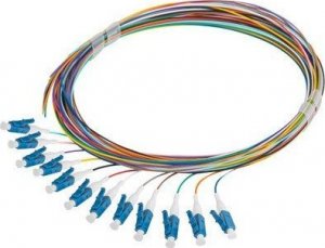 Lanberg Pigtail SM LC/UPC Semi Tight 9/125 G657A1 12X2M multikolor 2