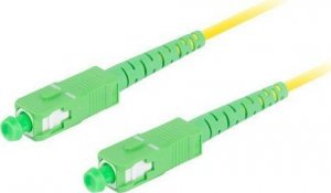 Lanberg Patchcord światłowodowy SM SC/APC-SC/APC SIMPLEX 3.0MM LSZH G657A1 1m żółty 1