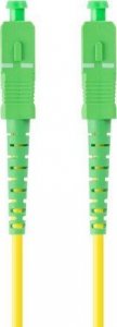 Lanberg Patchcord światłowodowy SM SC/APC-SC/APC SIMPLEX 3.0MM LSZH G657A1 1m żółty 2