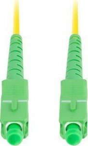 Lanberg Patchcord światłowodowy SM SC/APC-SC/APC SIMPLEX 3.0MM LSZH G657A1 1m żółty 3