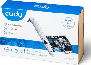 Karta sieciowa Cudy Karta sieciowa PE10 Gigabit PCI-E 2