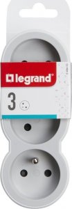 Legrand Rozgałęźnik 3x2P+Z B/S (049433) 2