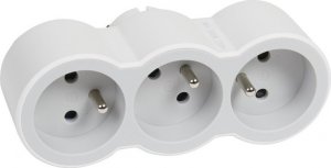 Legrand Rozgałęźnik 3x2P+Z B/S (049433) 3