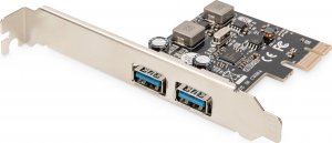 Kontroler Digitus Kontroler USB 3.0 PCIe, 2x USB 3.0, Low Profile, Chipset UPD720202 1