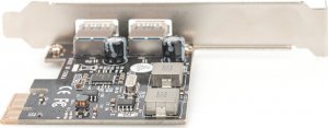 Kontroler Digitus Kontroler USB 3.0 PCIe, 2x USB 3.0, Low Profile, Chipset UPD720202 2