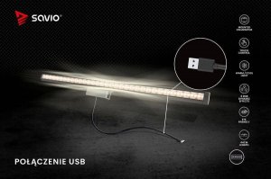 Savio Lampka LED na monitor, USB, RGB LB-01 12