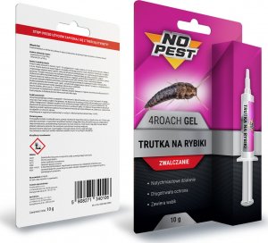NO PEST Trutka na Rybiki i Srebrzyki 10g Żel Pasta Środek Substancja Preparat na Rybiki Cukrowe Srebrzyki 5