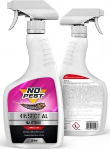 NO PEST Preparat na Rybiki i Srebrzyki 500ml Spray Oprysk Aerozol Płyn Środek na Rybiki Cukrowe Srebrzyki 2
