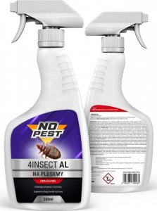 NO PEST Spray na Pluskwy 500ml Preparat Płyn Oprysk Aerozol Środek na Pluskwy Karaluchy Pająki Rybiki Mole 2