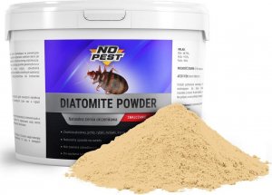NO PEST Proszek na Pluskwy 500g Ekologiczny Diatomit Nawóz Środek Preparat Ziemia Okrzemkowa na Pluskwy Karaluchy Mrówki 2
