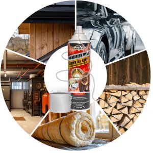 NO PEST Bomba Środek Preparat Zamgławiacz Spray na Kuny do Garażu Poddasza Strychu "No Marten Bomb" 250ml 9