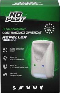 NO PEST Odstraszacz na Kuny 500.3 Ultradźwiękowe Urządzenie do Odstraszania Kun Łasic Myszy Szczurów Gryzoni Psów Kotów 2