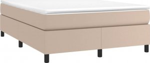 vidaXL vidaXL Łóżko kontynentalne, cappuccino, 140x200cm obite sztuczną skórą 3
