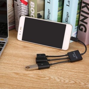 HUB USB SwiatKabli HUB 1x microUSB 2x USB tablet ANDROID OTG myszka 5