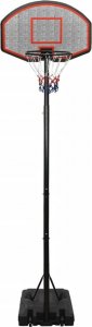 vidaXL vidaXL Stojak do koszykówki, czarny, 282-352 cm, polietylen 2