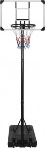 vidaXL vidaXL Stojak do koszykówki z przezroczystą tablicą, 235-305 cm 3