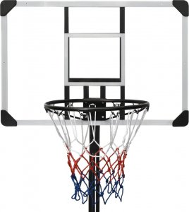 vidaXL vidaXL Stojak do koszykówki z przezroczystą tablicą, 235-305 cm 6