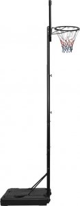 vidaXL vidaXL Stojak do koszykówki z przezroczystą tablicą, 280-350 cm, 3