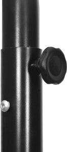 vidaXL vidaXL Stojak do koszykówki z przezroczystą tablicą, 280-350 cm, 6
