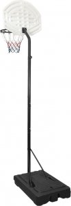 vidaXL vidaXL Stojak do koszykówki, biały, 282-352 cm, polietylen 4