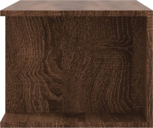 vidaXL vidaXL Szafka TV z oświetleniem LED, brązowy dąb, 90x39x30 cm 9