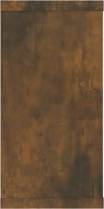 vidaXL Półki ścienne, 2 szt., przydymiony dąb, 100x15x30 cm 7