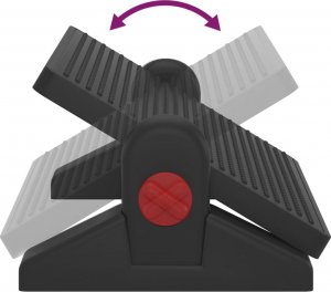 vidaXL vidaXL Podnóżek, czarny, 50 x 30,5 x 17 cm 6