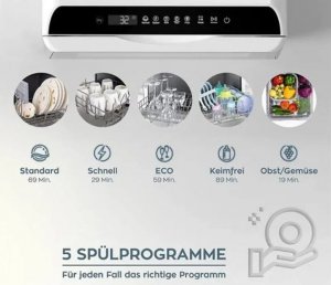 Zmywarka Heinrichs Mini zmywarka HTG 8841 HEINRICH"S 3