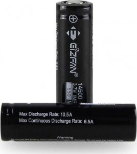MotoMer 2x Akumulator ogniwo bateria IMR 14500 3,7 v 650 mAh 12A CE LR6 AA 1