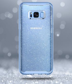 Spigen Neo Hybrid Crystal Glitter Blue Quartz Etui Galaxy S8 1