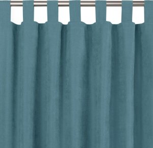 Homede Zasłona MILANA błękitny szenila 280x300 HOMEDE 1