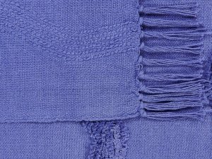 Beliani Bawełniany koc 125 x 150 cm fioletowy KHARI! 5