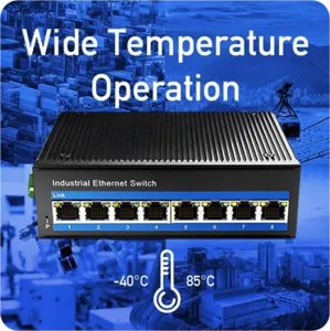 Cudy SWITCH PoE 8-port 8x30W 1Gbps przemysłowy IG100P 13