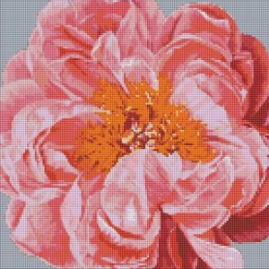 Ideyka Diamentowa mozaika - Pink kiss 40x40cm 1