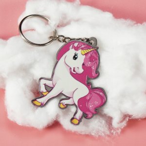 Breloczek Kadax BRELOK ZAWIESZKA DO KLUCZY DZIEWCZYNKA JEDNOROŻEC 6