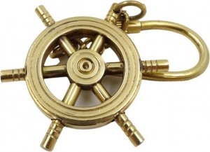 Breloczek Brelok do kluczy Koło Sterowe - NC1525 2