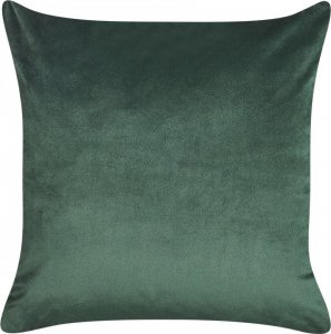 Beliani 2 Welurowe Poduszki Dekoracyjne Z Motywem Twarzy 45 X 45 Cm Zielone Philodendron! 4