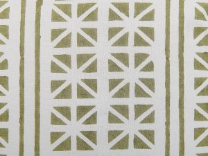 Beliani 2 bawełniane poduszki dekoracyjne w geometryczny wzór 45 x 45 cm zielone z białym SYRINGA! 6