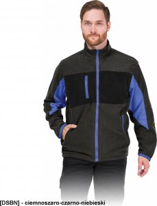 Leber&Hollman LH-FMN-P - bluza polarowa - ciemnoszaro-czarno-niebieski M 1