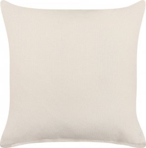 Beliani 2 bawełniane poduszki dekoracyjne geometryczny wzór 45 x 45 cm beżowe z czarnym MYRTUS! 4