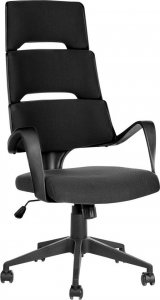 Krzesło biurowe Beliani Lumarko Krzesło biurowe regulowane czarne GRANDIOSE! 1