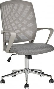 Krzesło biurowe Beliani Lumarko Krzesło biurowe regulowane szare BONNY! 1