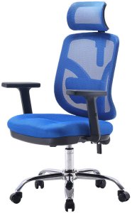 Krzesło biurowe Angel jOkasta Niebieskie 2