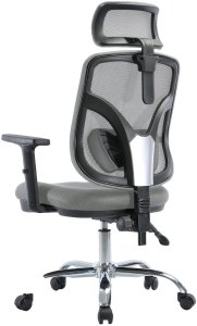 Krzesło biurowe Angel jOkasta Szare 3