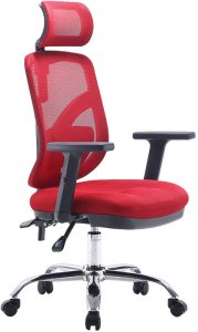 Krzesło biurowe Angel jOkasta Czerwone 3