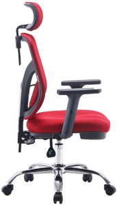 Krzesło biurowe Angel jOkasta Czerwone 4