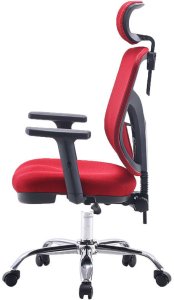 Krzesło biurowe Angel jOkasta Czerwone 5