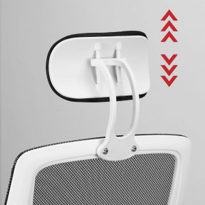 Krzesło biurowe Szchara Białe 12